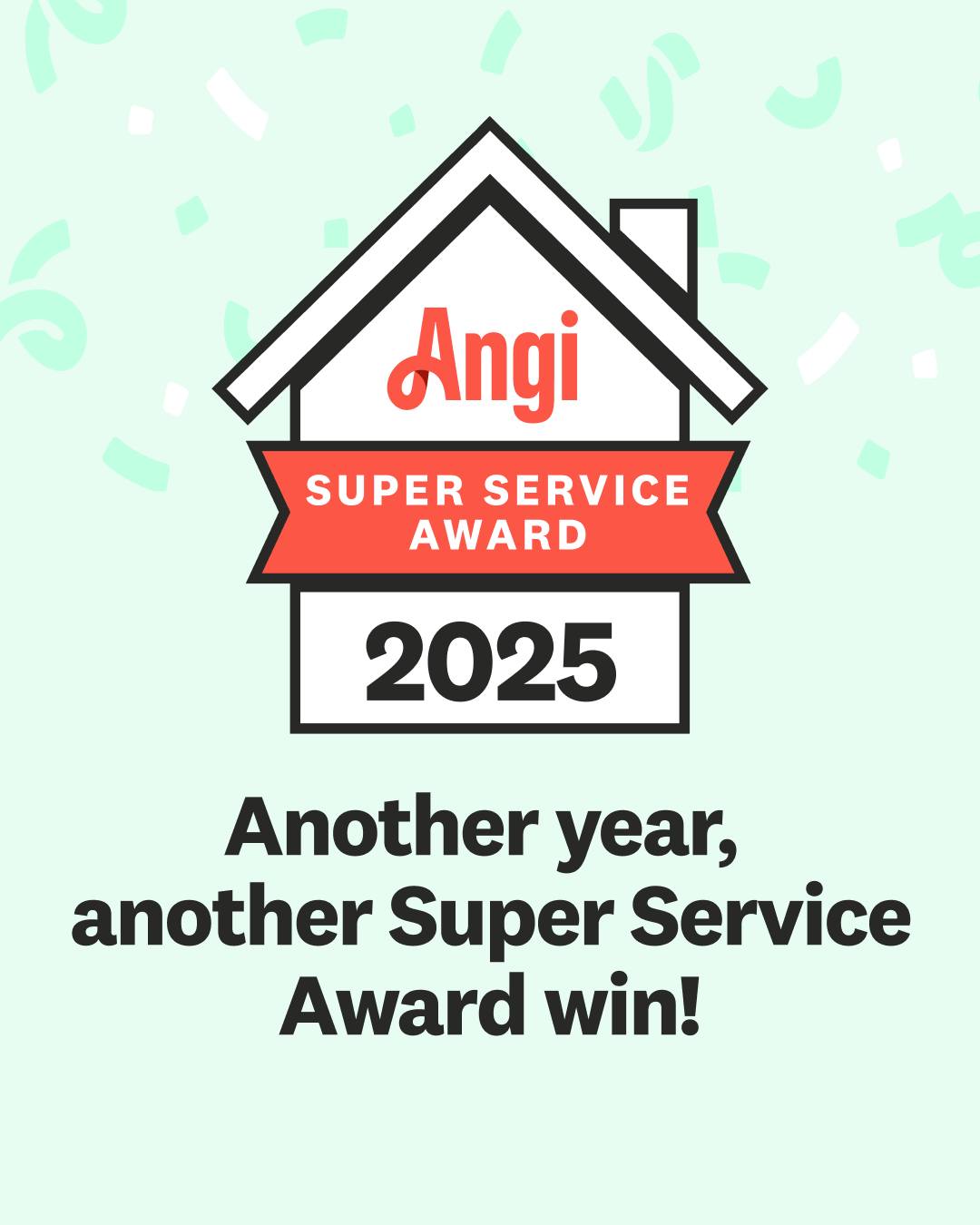 2025 Angi Super Service Award — Peak Exteriors