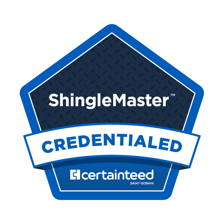 CertainTeed ShingleMaster Credentialed Contractor badge