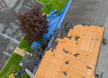 storm restoration - peak roofing