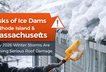 Ice Dams in Rhode Island & Massachusetts (2026): Why This Winter Is Causing Major Roof Damage